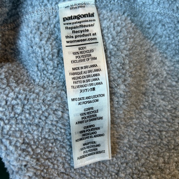 PATAGONIA Quarter Zip Better Sweater Fleece Pullover - Picture 7 of 7